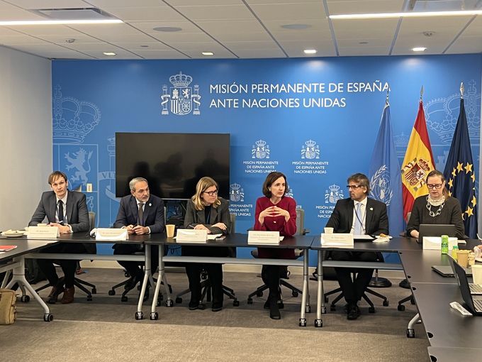 Manzanera y el resto de panelista del evento sobre Medición de la conectividad universal y significativa